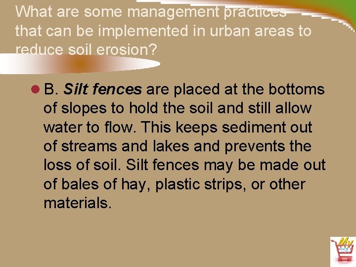 What are some management practices that can be implemented in urban areas to reduce