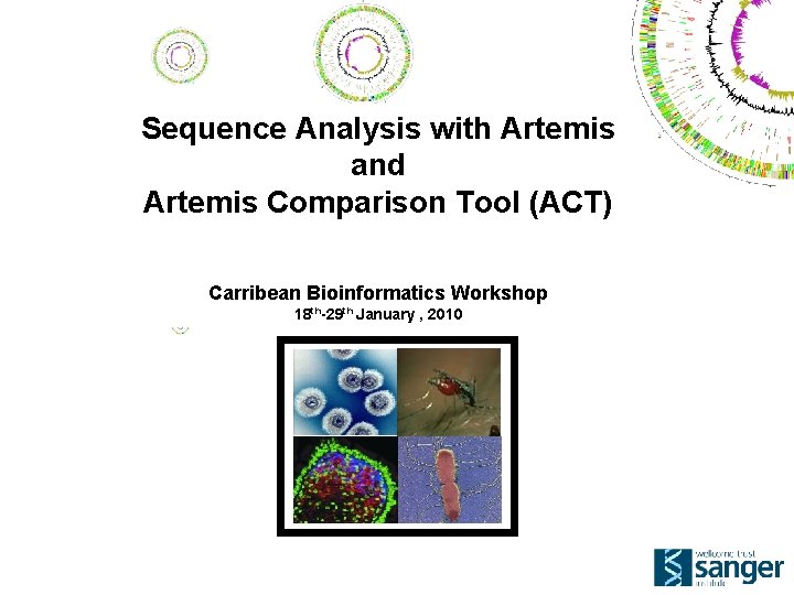 Sequence Analysis with Artemis and Artemis Comparison Tool (ACT) Carribean Bioinformatics Workshop 18 th-29