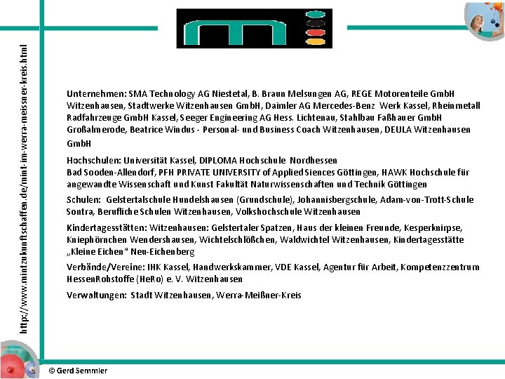 http: //www. mintzukunftschaffen. de/mint-im-werra-meissner-kreis. html Unternehmen: SMA Technology AG Niestetal, B. Braun Melsungen AG, http: //www. mintzukunftschaffen. de/mint-im-werra-meissner-kreis. html Unternehmen: SMA Technology AG Niestetal, B. Braun Melsungen AG,