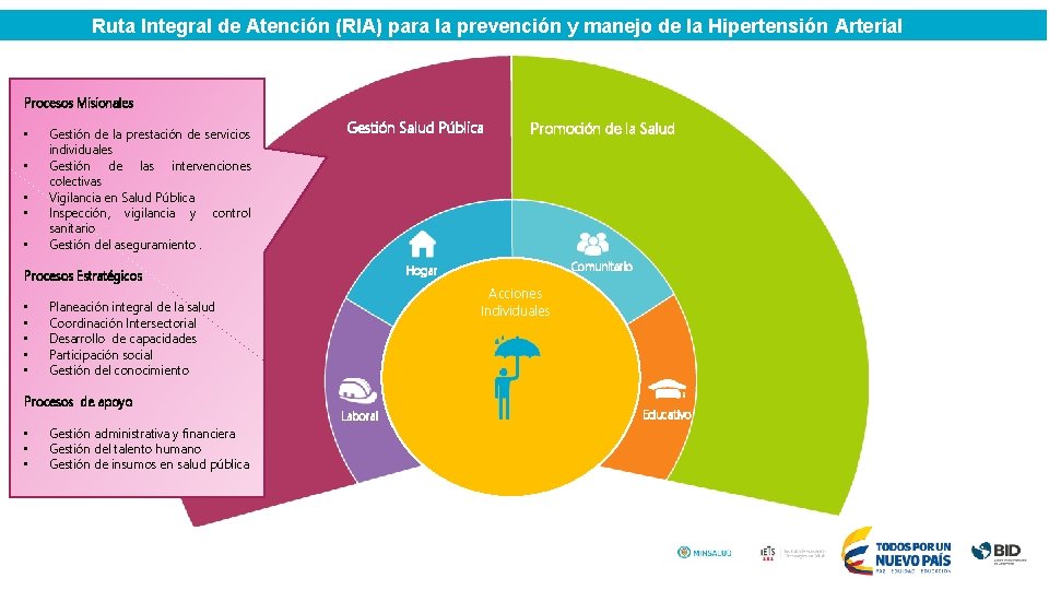 Ruta Integral de Atención (RIA) para la prevención y manejo de la Hipertensión Arterial