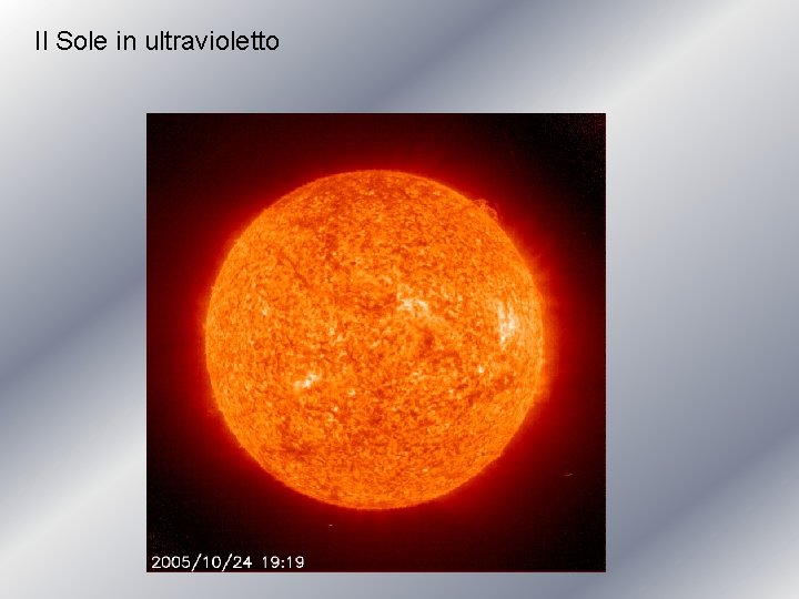 Il Sole in ultravioletto 