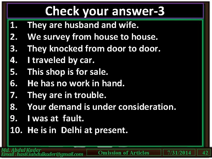 1. 2. 3. 4. 5. 6. 7. 8. 9. 10. Check your answer-3 They