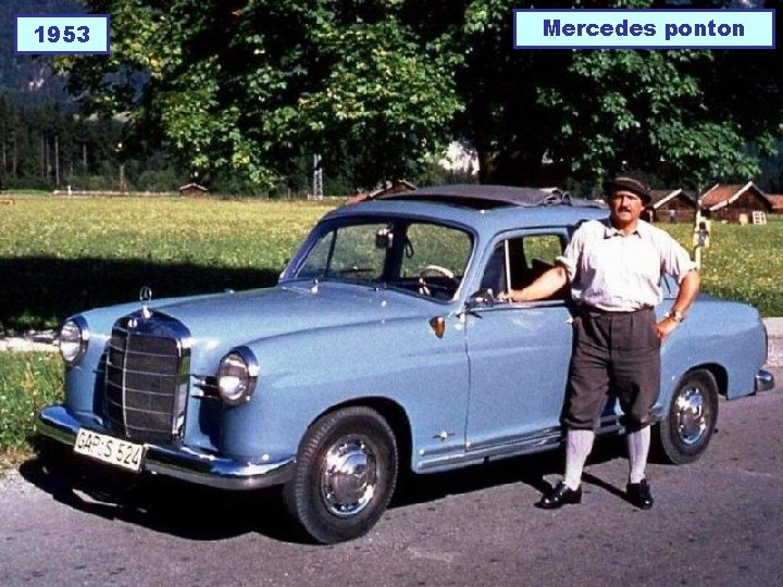 1953 Mercedes ponton 