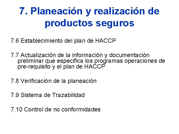 ISO 22000 2005 Sistema de Gestin para la