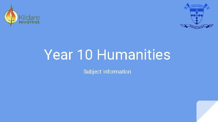 Year 10 Humanities Subject Information 