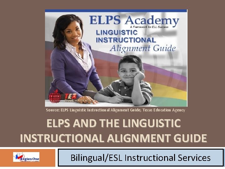 Source: ELPS Linguistic Instructional Alignment Guide, Texas Education Agency ELPS AND THE LINGUISTIC INSTRUCTIONAL