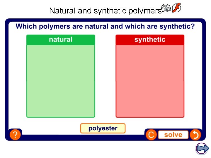 Natural and synthetic polymers 