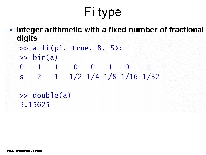 Fi type www. mathworks. com 