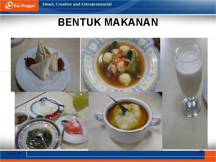 BENTUK MAKANAN Page 49 49 