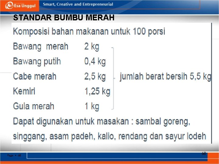 STANDAR BUMBU MERAH Page 68 68 