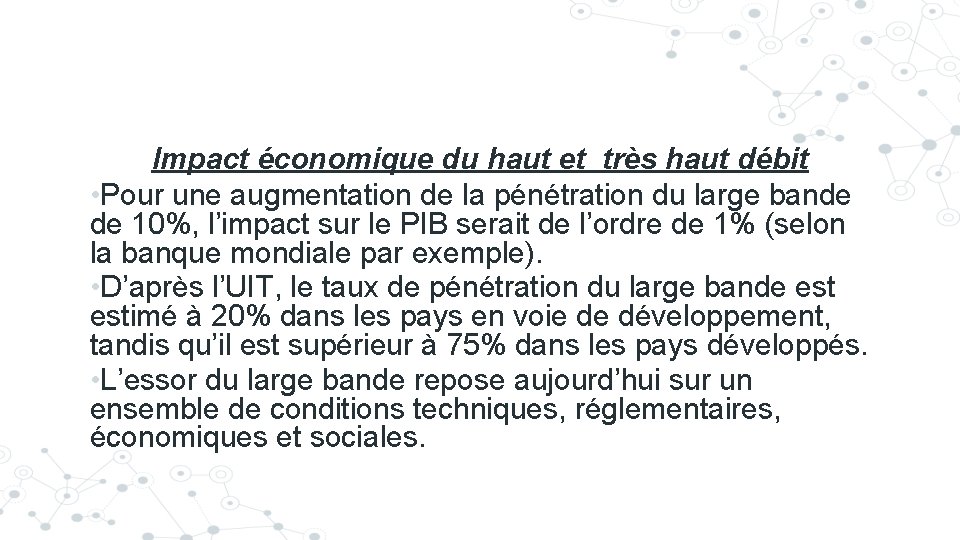 La FTTH au Maroc usages et Rgulation Khaouja