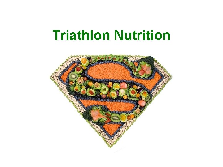 Triathlon Nutrition 