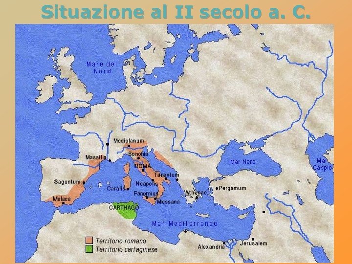 Situazione al II secolo a. C. 