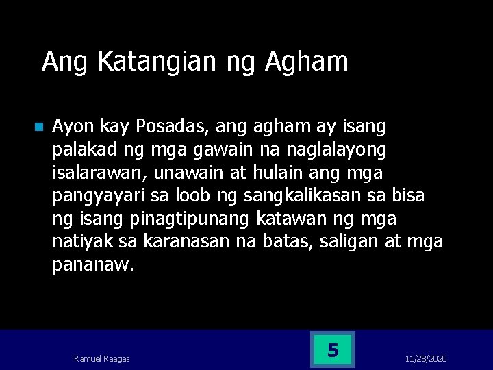 Ang Katangian ng Agham n Ayon kay Posadas, ang agham ay isang palakad ng Ang Katangian ng Agham n Ayon kay Posadas, ang agham ay isang palakad ng