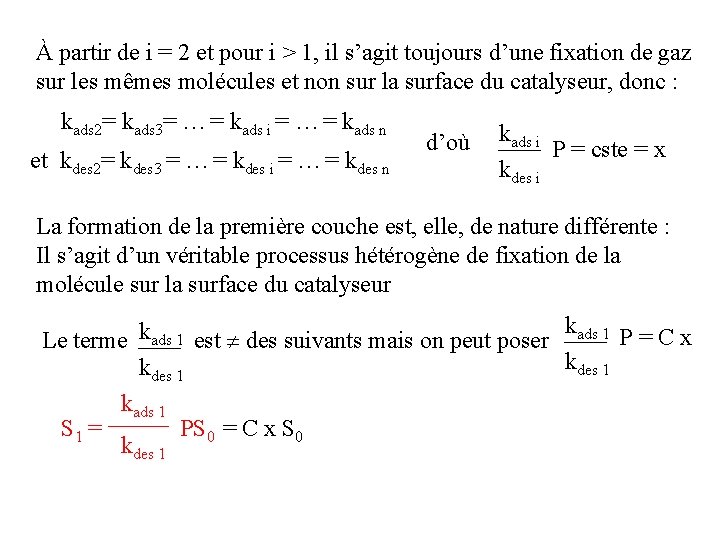 À partir de i = 2 et pour i > 1, il s’agit toujours À partir de i = 2 et pour i > 1, il s’agit toujours