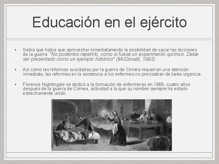 Educación en el ejército • Sabía que había que aprovechar inmediatamente la posibilidad de Educación en el ejército • Sabía que había que aprovechar inmediatamente la posibilidad de