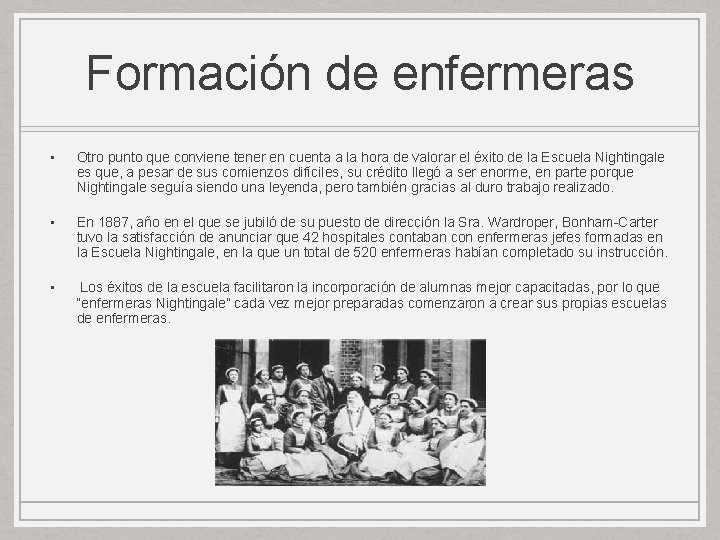 Formación de enfermeras • Otro punto que conviene tener en cuenta a la hora Formación de enfermeras • Otro punto que conviene tener en cuenta a la hora