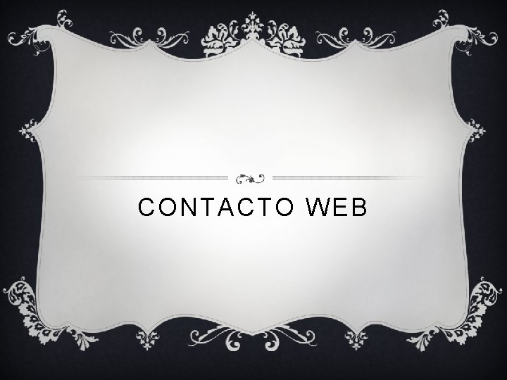 CONTACTO WEB 