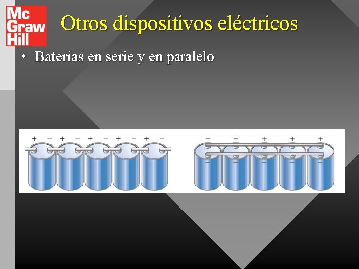 Otros dispositivos eléctricos • Baterías en serie y en paralelo 