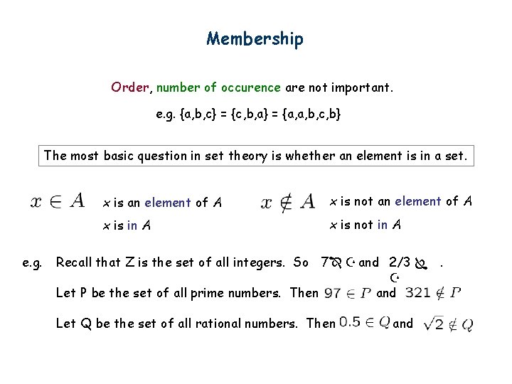 Sets A B C Lecture 11 Oct 24