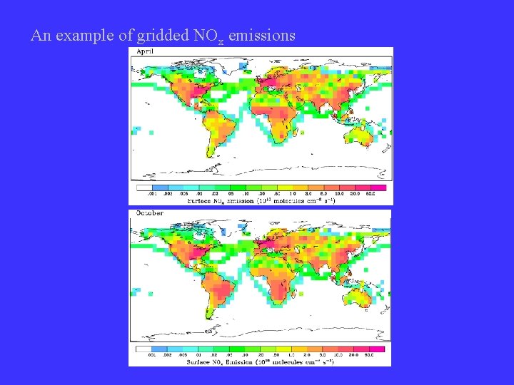 An example of gridded NOx emissions 