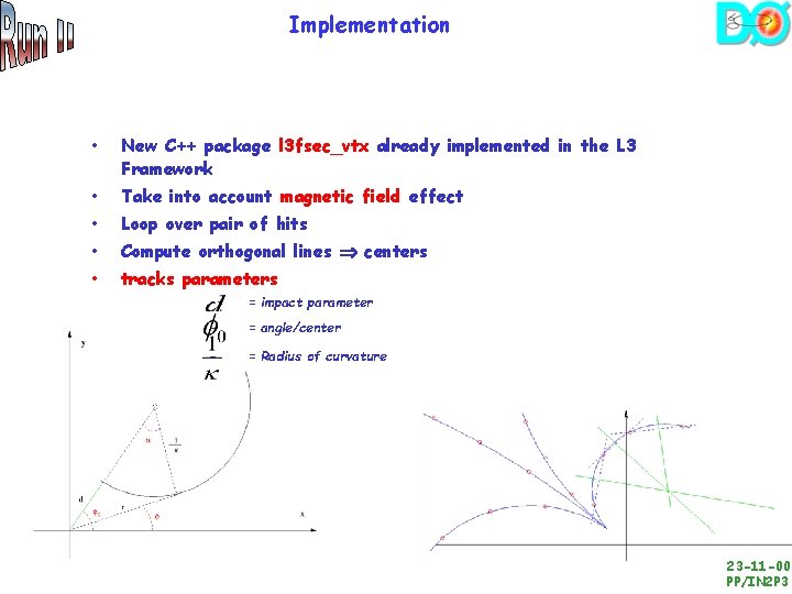 Implementation • New C++ package l 3 fsec_vtx already implemented in the L 3