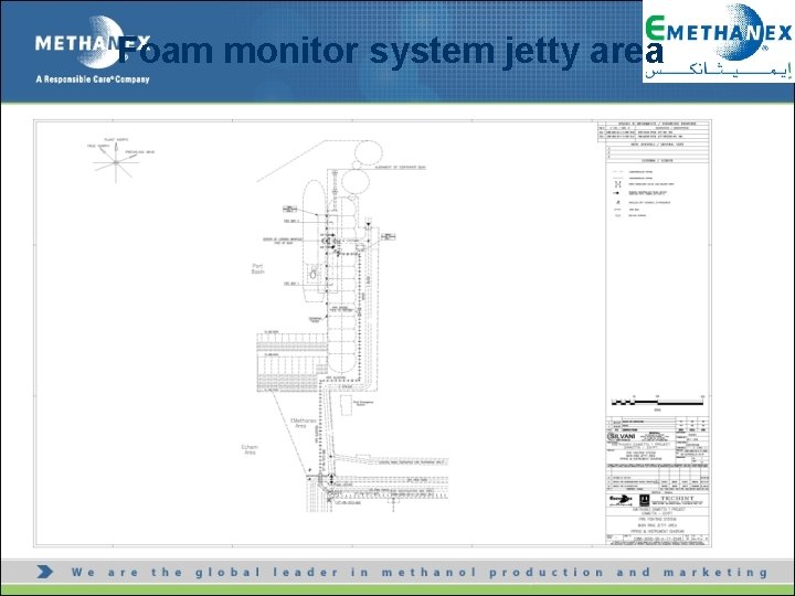Foam monitor system jetty area 