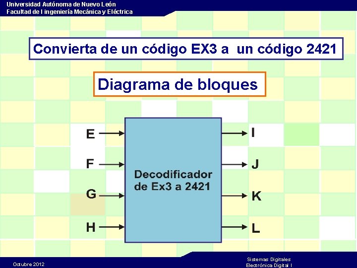 Universidad Autónoma de Nuevo León Facultad de I ingeniería Mecánica y Eléctrica Convierta de