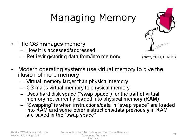 Managing Memory • The OS manages memory – How it is accessed/addressed – Retrieving/storing