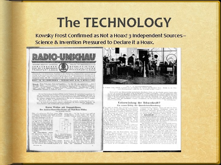 The TECHNOLOGY Kowsky Frost Confirmed as Not a Hoax! 3 Independent Sources – Science