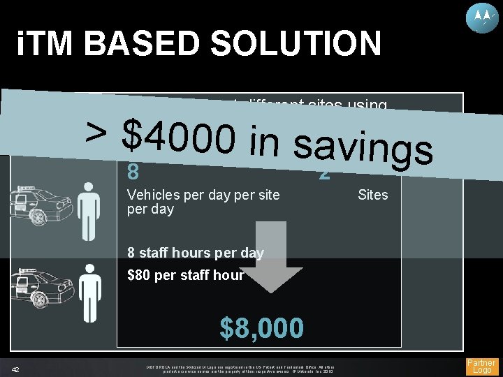 i. TM BASED SOLUTION Field staff upgrade vehicles at different sites using Motorola i.