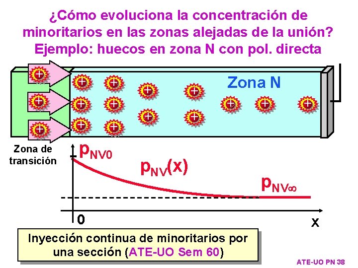 ¿Cómo evoluciona la concentración de minoritarios en las zonas alejadas de la unión? Ejemplo: