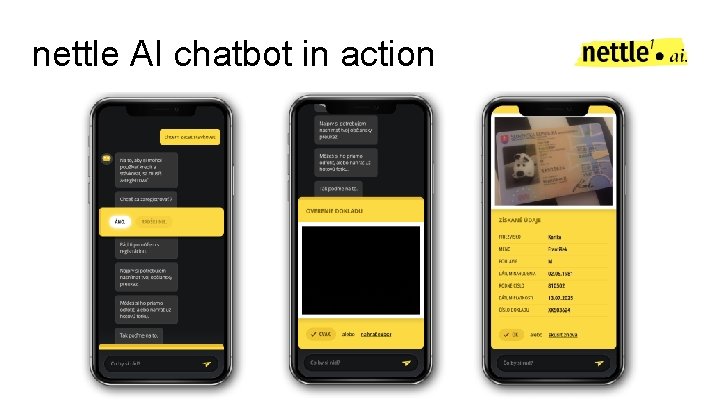 nettle AI chatbot in action nettle AI chatbot in action