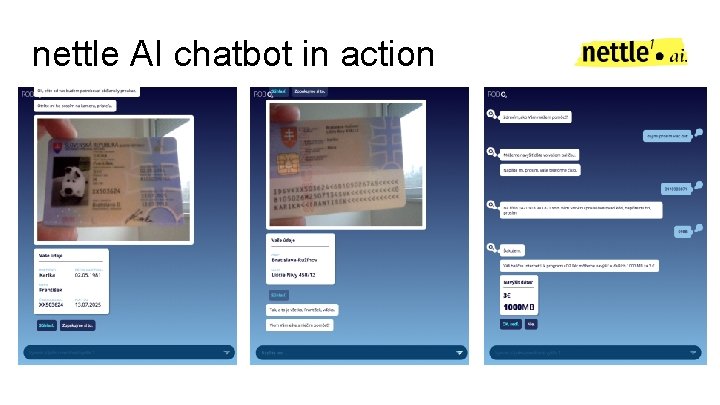 nettle AI chatbot in action nettle AI chatbot in action