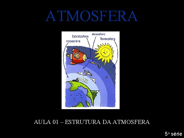 ATMOSFERA AULA 01 – ESTRUTURA DA ATMOSFERA 5 a série 