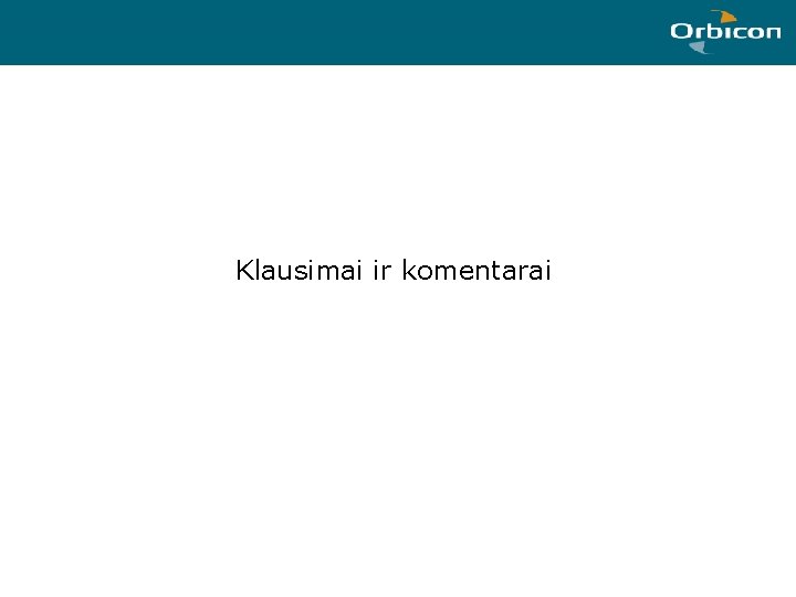 Klausimai ir komentarai 