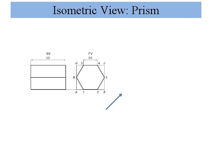 Isometric View: Prism 