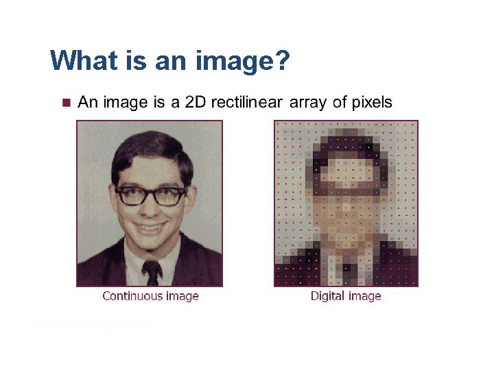 What is an image? 