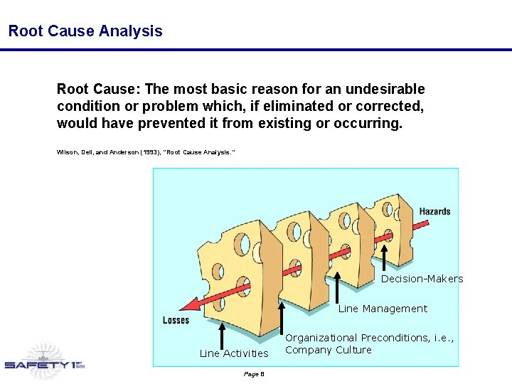 Root Cause Analysis Root Cause: The most basic reason for an undesirable condition or Root Cause Analysis Root Cause: The most basic reason for an undesirable condition or
