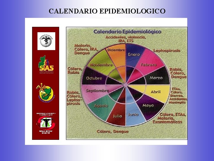 CALENDARIO EPIDEMIOLOGICO D MINISTERIO DE SALUD PUBLICA Y ASISTENCIA SOCIAL . UNIDAD GESTION DE