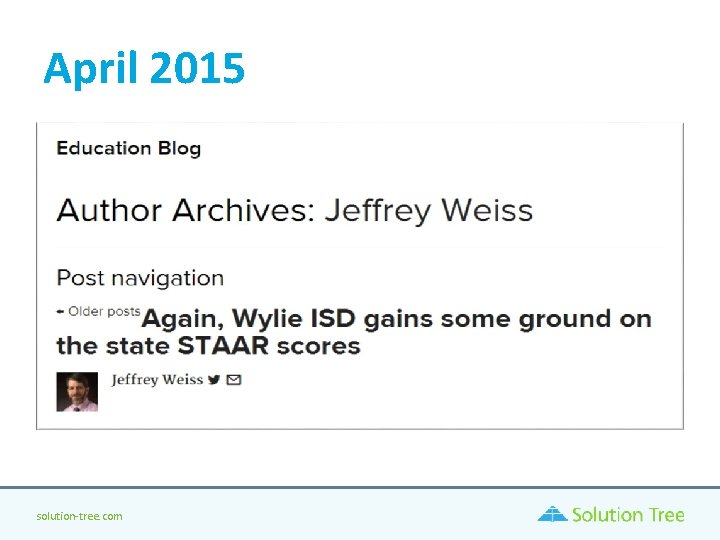 April 2015 solution-tree. com April 2015 solution-tree. com