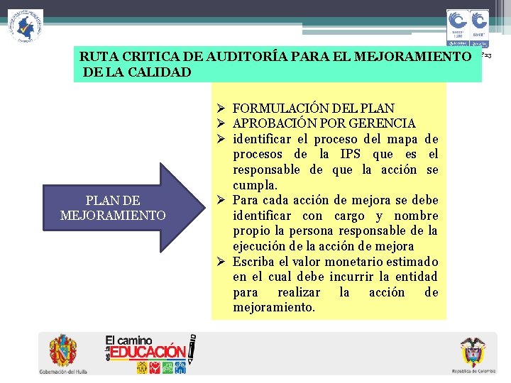  SGN-C 048 -F 23 RUTA CRITICA DE AUDITORÍA PARA EL MEJORAMIENTO DE LA