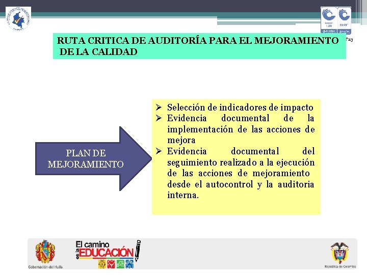  SGN-C 048 -F 23 RUTA CRITICA DE AUDITORÍA PARA EL MEJORAMIENTO DE LA