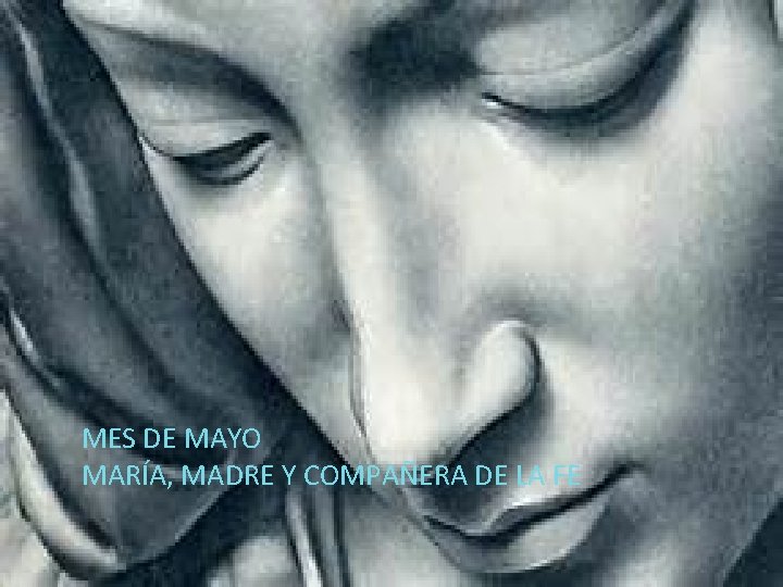 Mes de mayo: MES DE MAYO MARÍA, MADRE Y COMPAÑERA DE LA FE María,