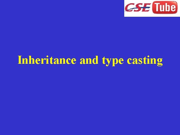 Inheritance and type casting 