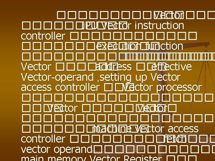 �������� Vector ����� IPU Vector instruction controller ������� execution function ��������� Vector ������ address