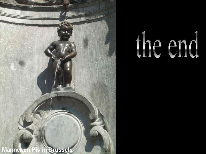 Manneken Pis in Brussels 
