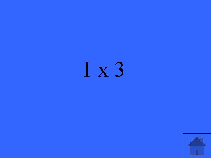 1 x 3 