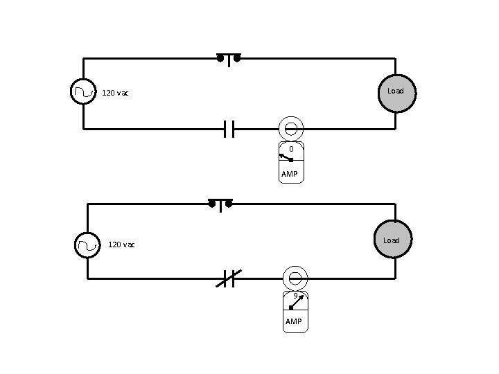 Load 120 vac 0 AMP Load 120 vac 6 AMP 