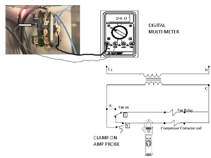 DIGITAL MULTI-METER CLAMP ON AMP PROBE 